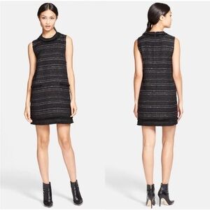 Rachel Zoe Irland Tweed Mini Dress Chain